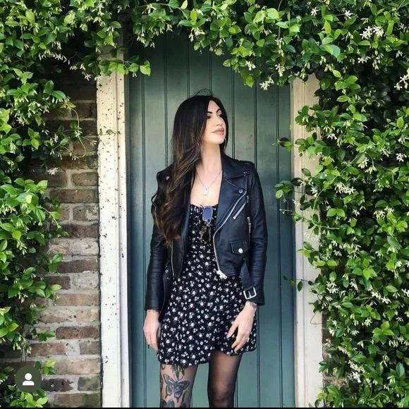 Deadwood Jackets Coats Deadwood Joan Crop Leather Moto